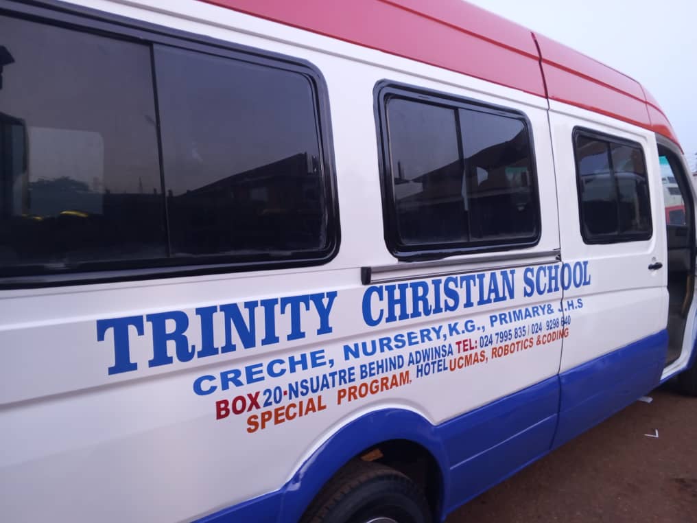 Trinity Christian School bus
